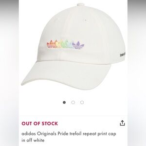 NWOT Adidas Originals Pride Love Unites Trefoil Baseball Cap